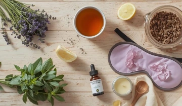 Ilustrační obrázek bylinek podporujících spánek